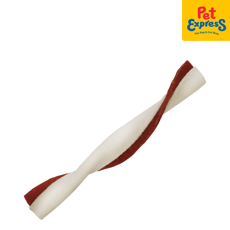 Dentalight Twist Rolls Beef Dog Treats 100g