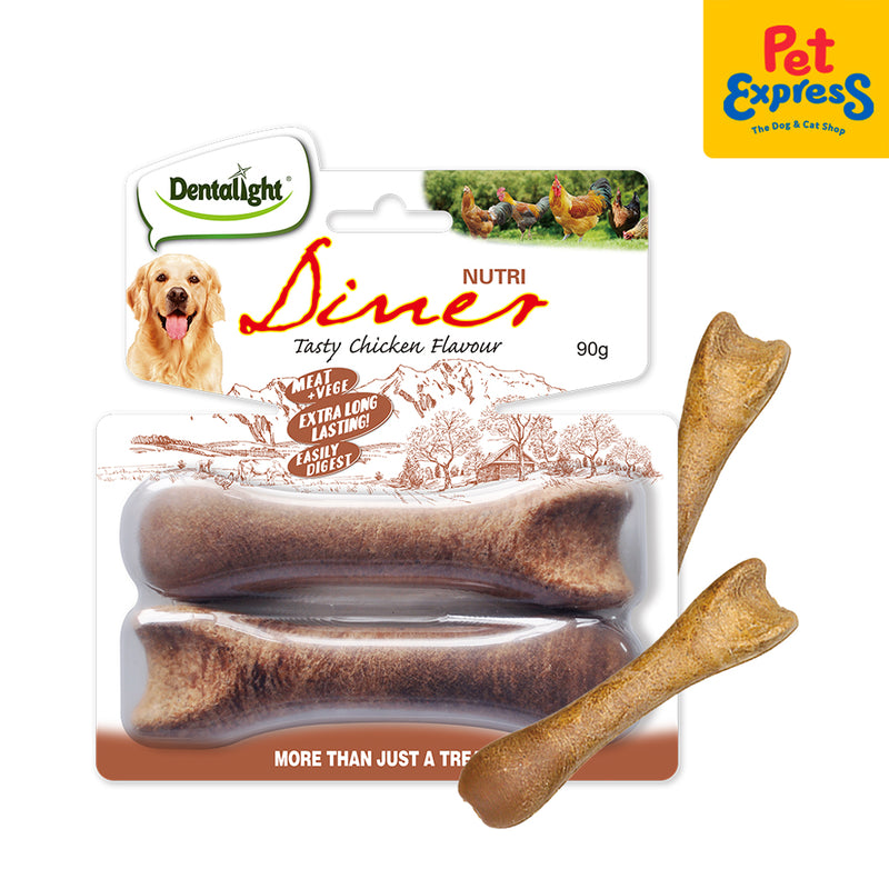 Dentalight Nutri Diner Tasty Chicken Dog Treats 90g