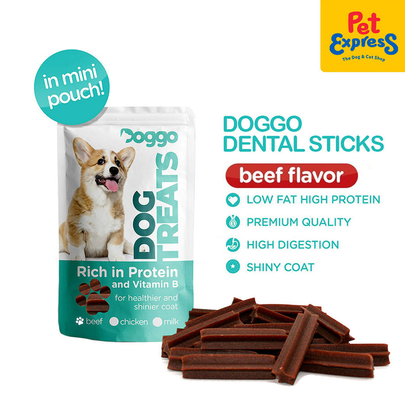 Doggo Dental Sticks Dog Treats Mini Pouch 80g