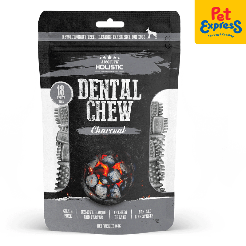 Absolute Holistic Dental Chew Charcoal Dog Treats 160g
