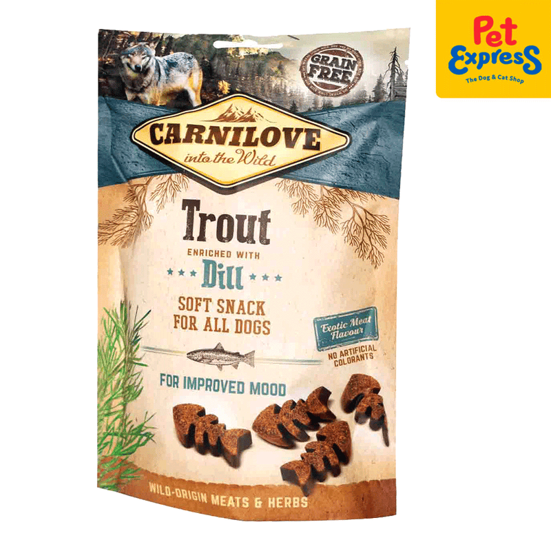 Carnilove Soft Snack Trout with Dill Dog Treats 200g