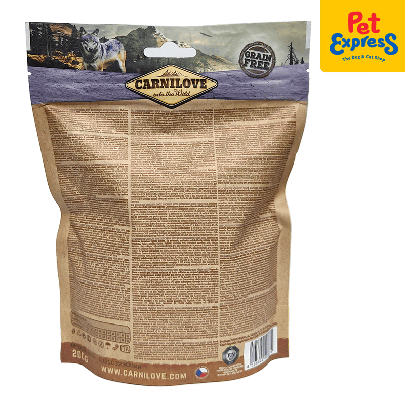 Carnilove Crunchy Snack Mackerel with Raspberries Dog Treats 200g