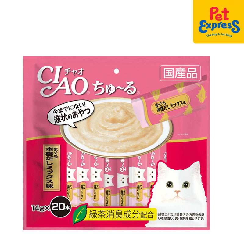 Ciao Churu Tuna Japanese Broth Cat Treats 14gx20 (SC-191)