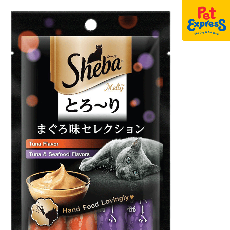 Sheba Melty Tuna and Seafood Cat Treats 48g Pet Express