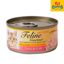 Feline Gourmet Tuna and Crab Wet Cat Food 80g_front