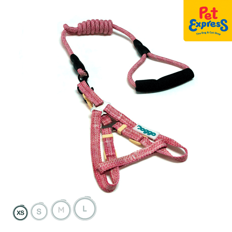 Doggo Atlanta Strong Harness Extra Small Pink