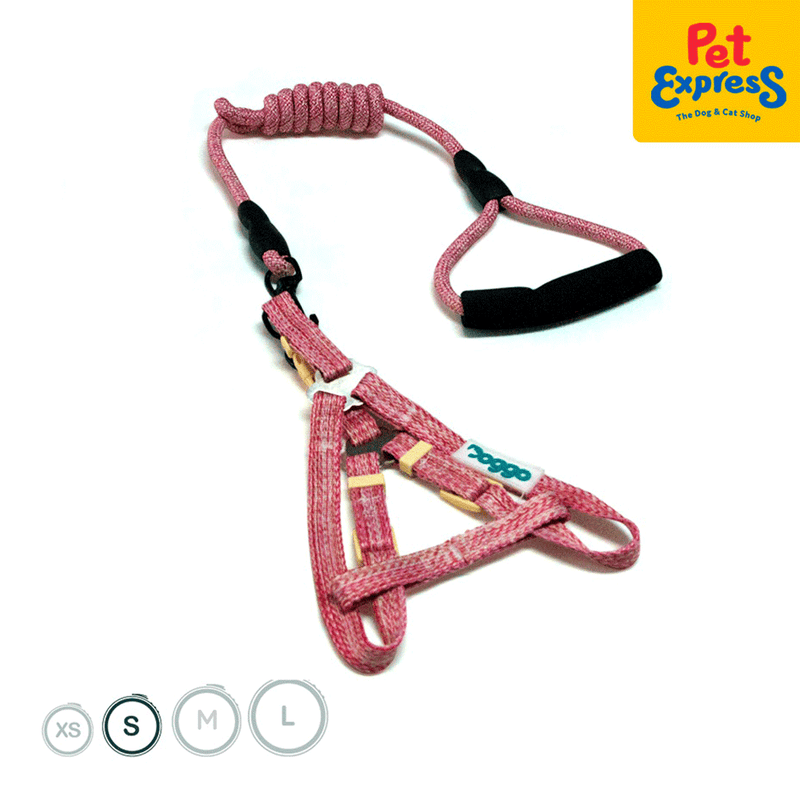 Doggo Atlanta Strong Harness Small Pink