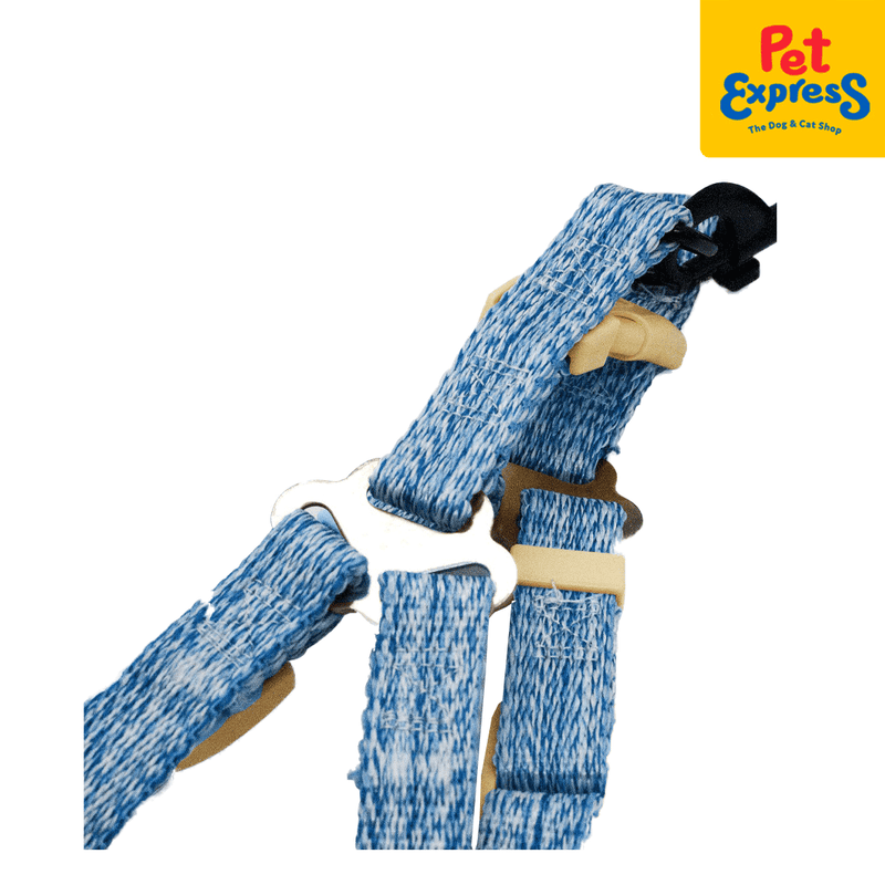 Doggo Atlanta Strong Harness Medium Blue