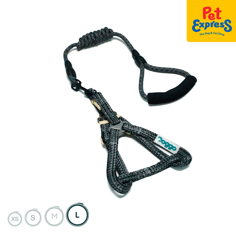 Doggo Atlanta Strong Harness Large Black