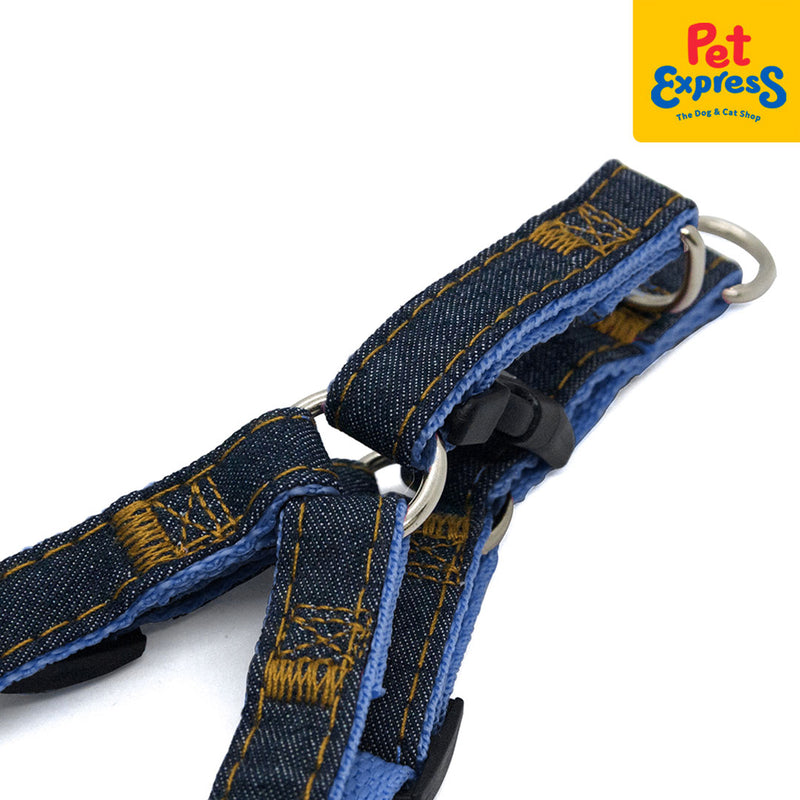 Doggo Denim Harness Medium Blue