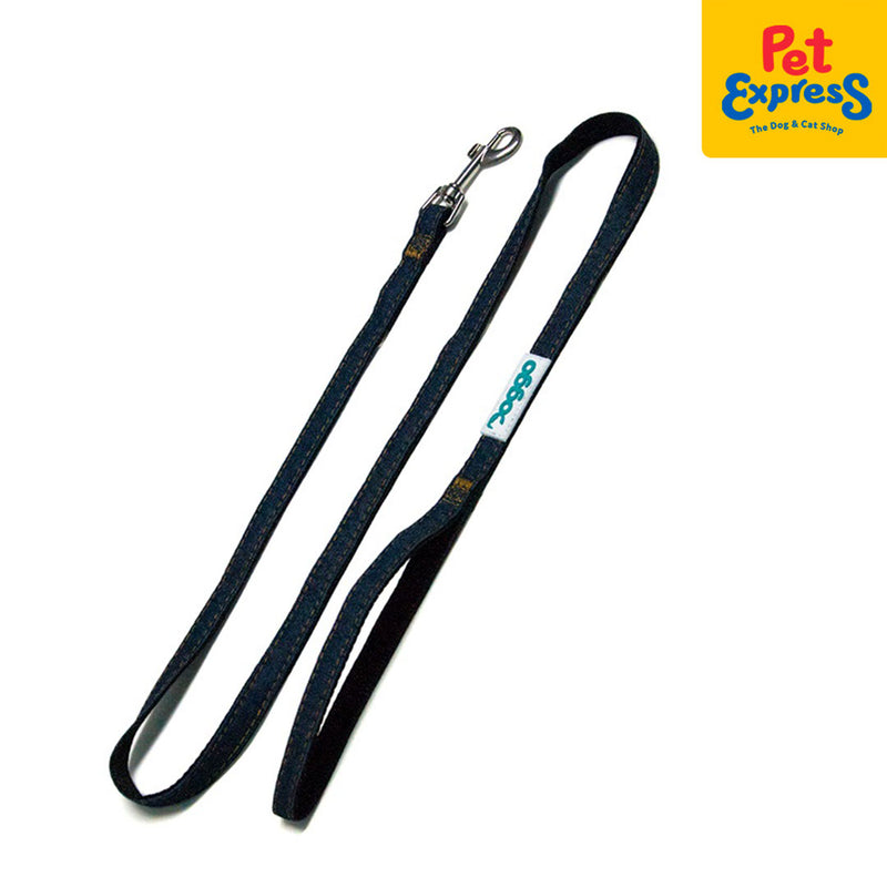 Doggo Denim Strong Leash Large Black