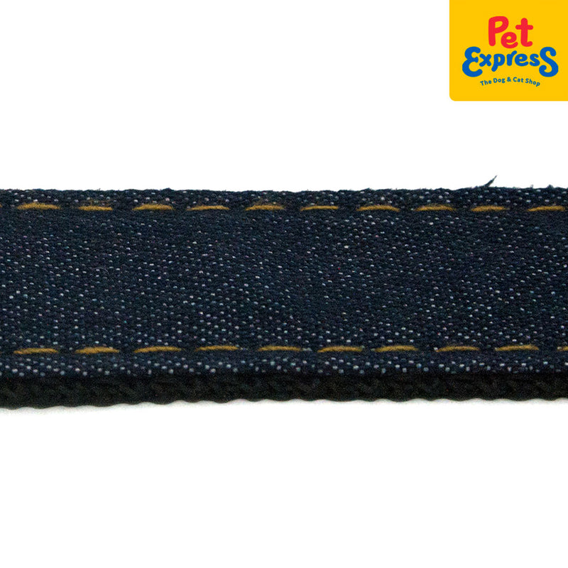 Doggo Denim Strong Leash Large Black