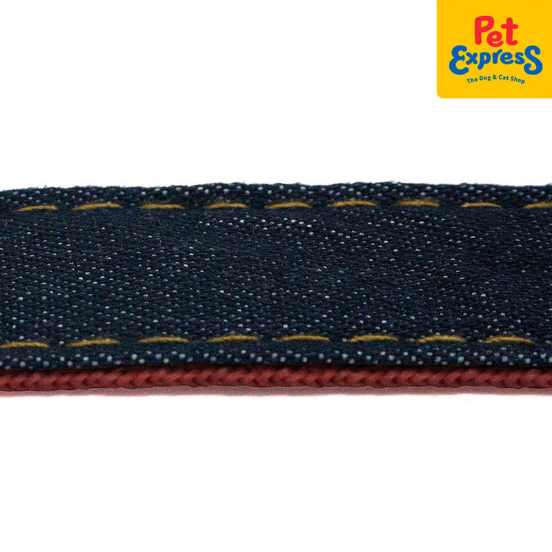 Doggo Denim Strong Leash Large Red