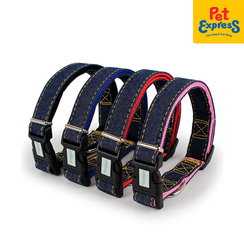 Doggo Denim Collar Small Black