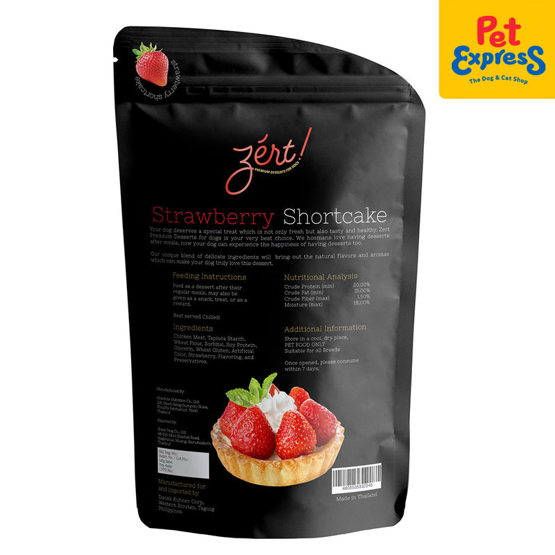 Zert Strawberry Shortcake Dog Treats 88g_back