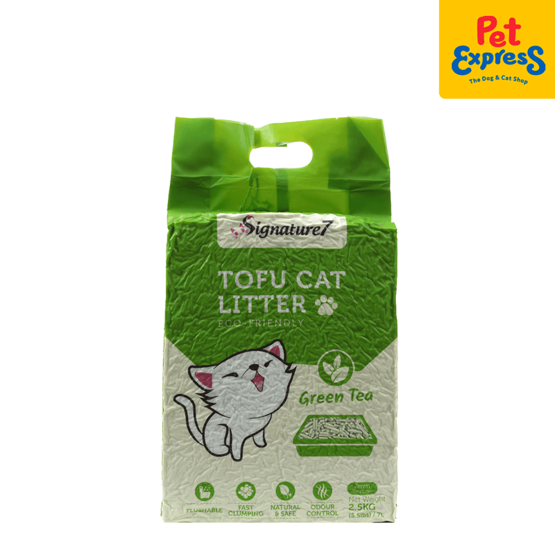 Signature 7 Tofu Green Tea Cat Litter 7L_front