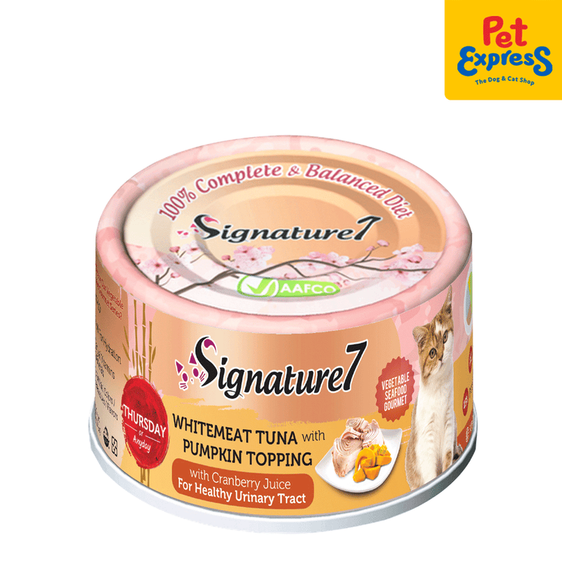 Signature 7 Thursday White Meat Tuna Pumpkin Wet Cat Food 70g_front