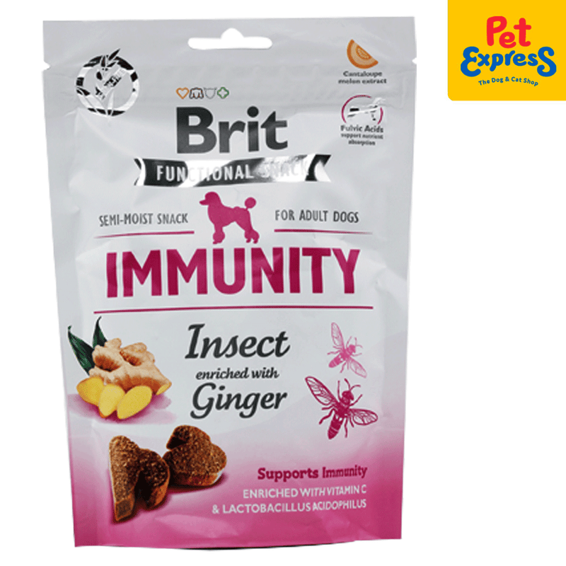 Brit Functional Snack Adult Immunity Insect Dog Treats 150g_front