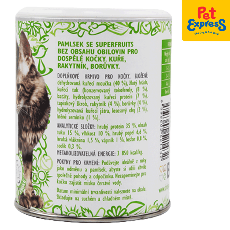 Brit Care Adult Superfruits Chicken Cat Treats 100g_back
