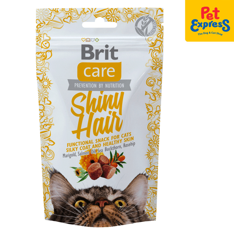 Brit Care Shiny Hair Cat Treats 50g_front