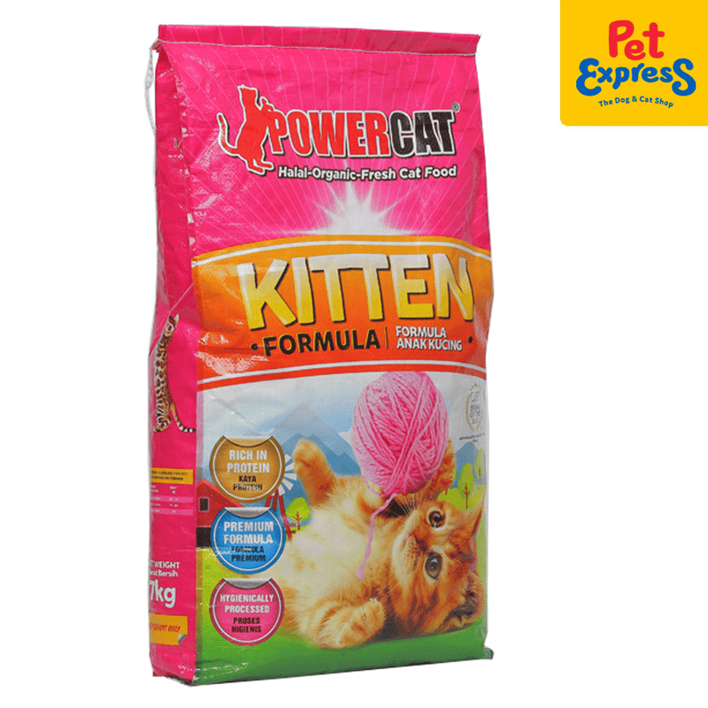 Power Cat Kitten Dry Cat Food 7kg_side