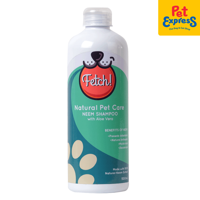 Fetch Neem with Aloe Vera Dog Shampoo 500ml_front