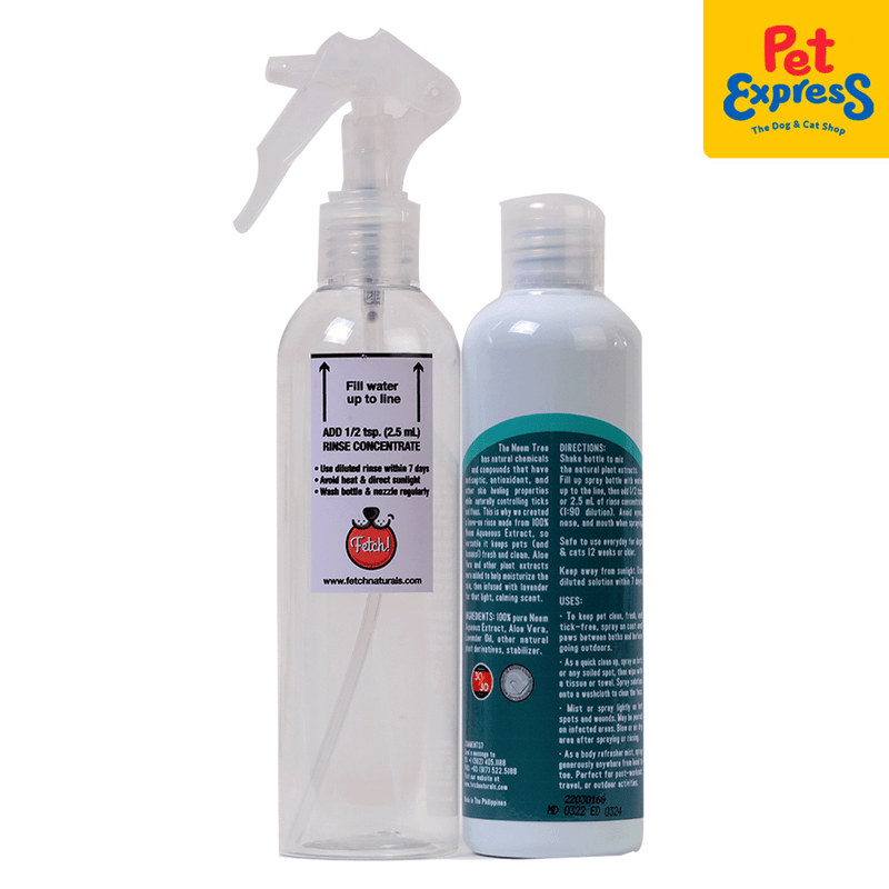 Fetch Neem Leave-On Rinse Pet Spray
