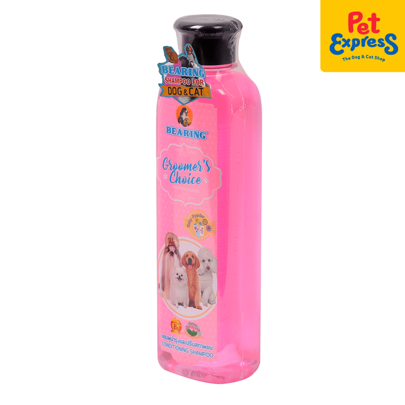 Bearing Groomer's Choice Baby Powder Pet Shampoo 365ml_side