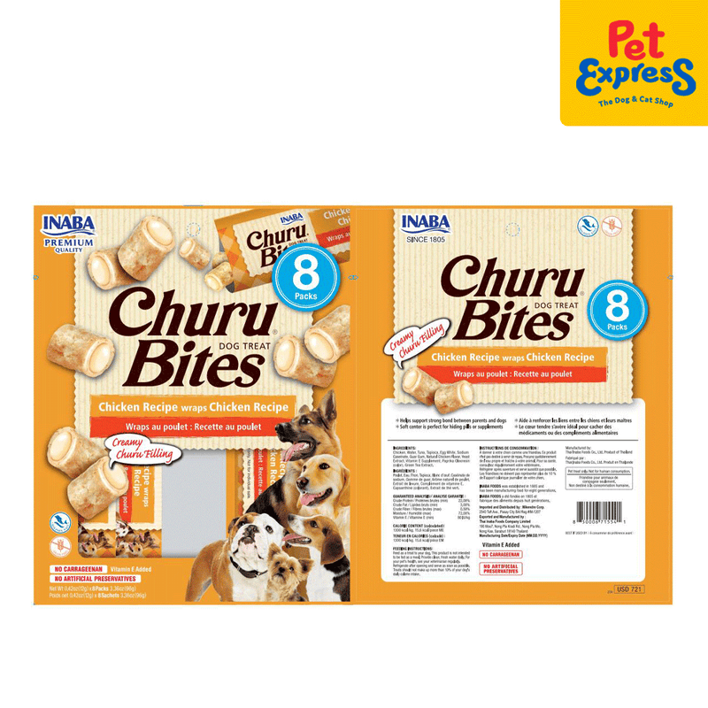 Inaba Churu Bites Chicken Wrap Dog Treats 12gx8 (USD-721)_packaging