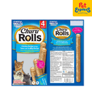 Inaba Churu Rolls Chicken Wraps Tuna with Scallop Cat Treats 10gx4 (USA-732A)_packaging
