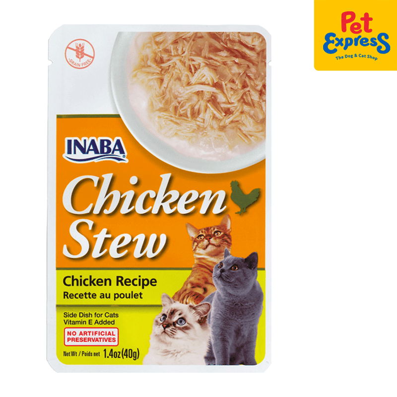 Inaba Chicken Stew Wet Cat Food 40g (USA-811A) (6 pouches)_front