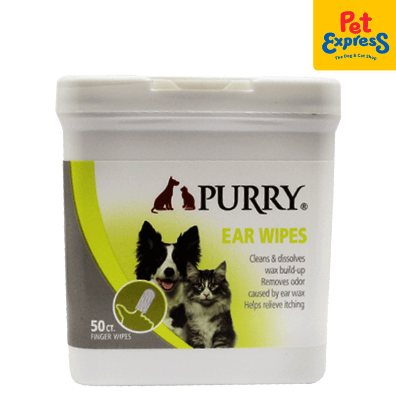 Purry Cleaning Ear Wipes 50s_front