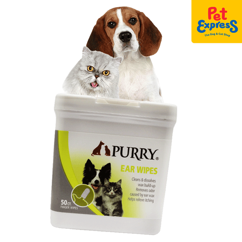 Purry Cleaning Ear Wipes 50s_lifestyle