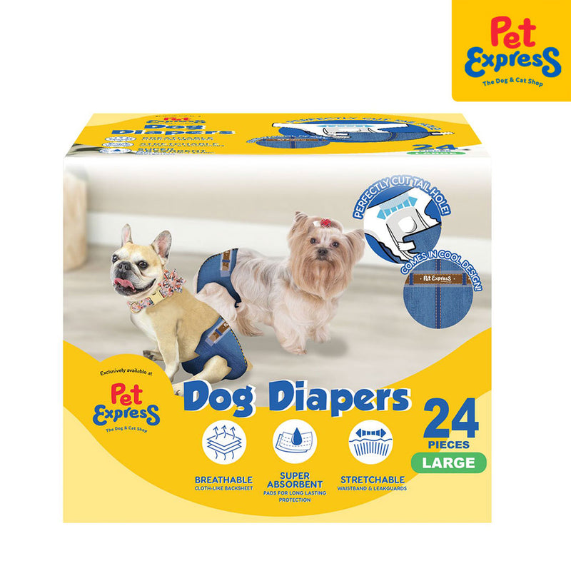 Pet Express Dog Diapers 24s