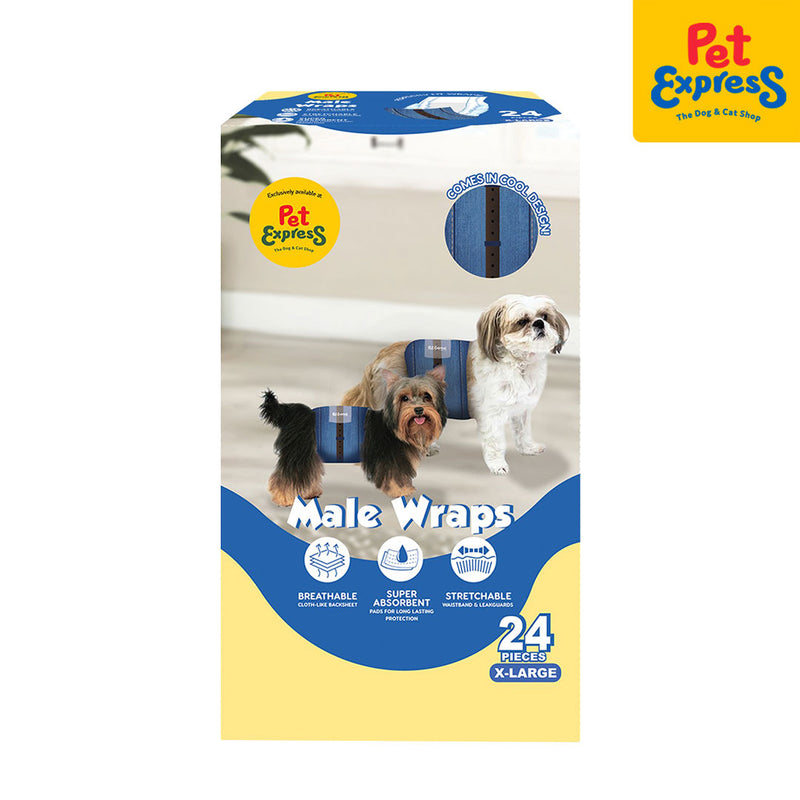 Pet Express Male Wraps 24s