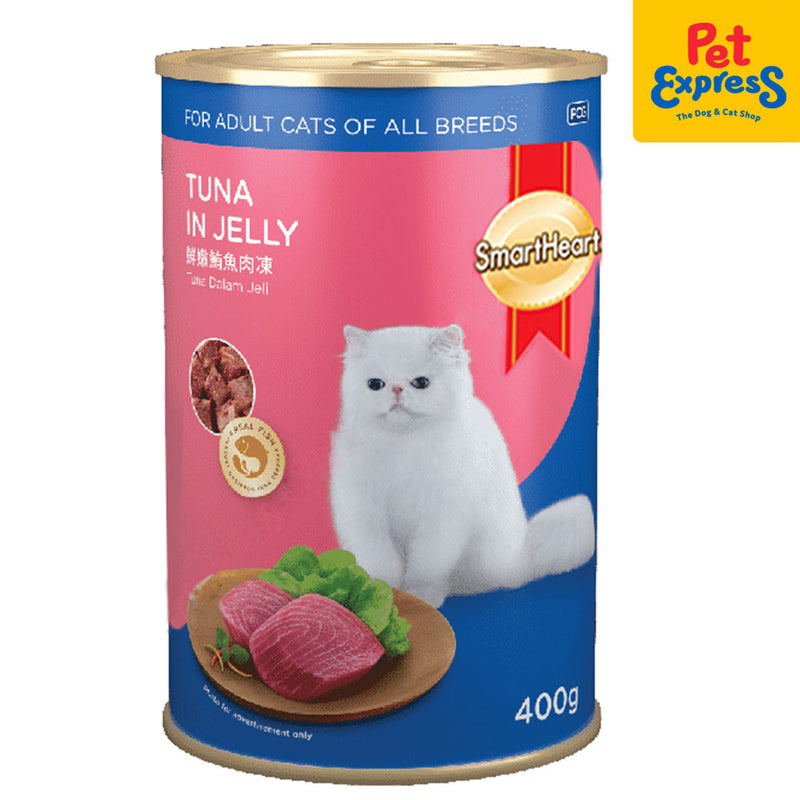 SmartHeart Adult Tuna in Jelly Wet Cat Food 400g (2 cans)