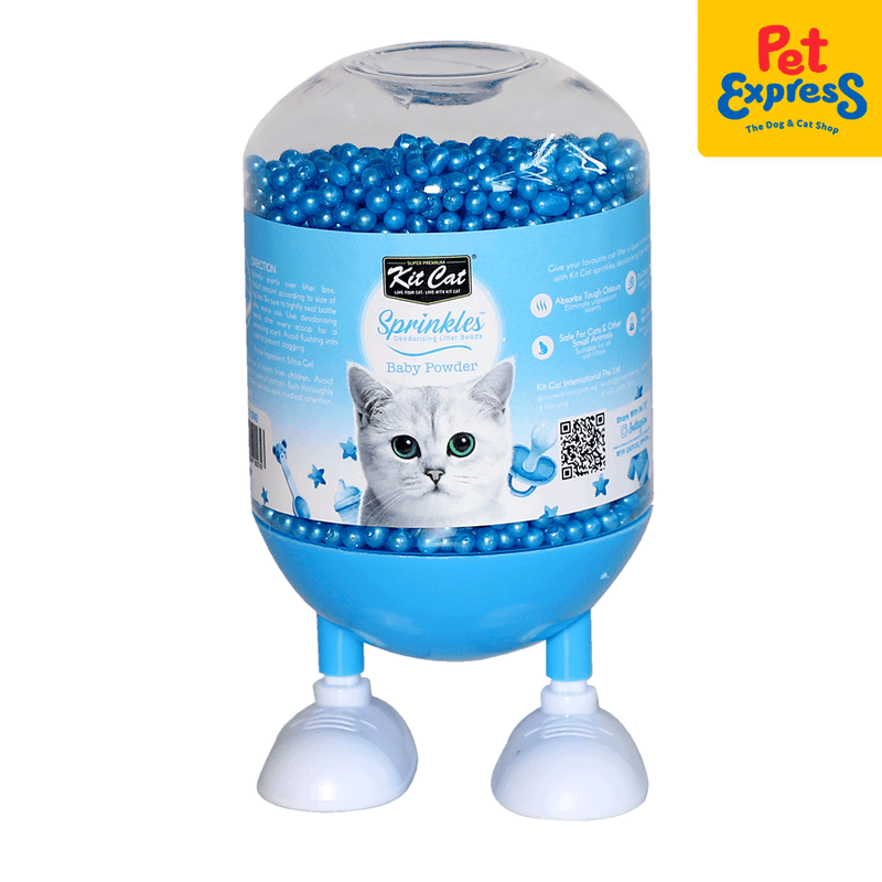 Kit Cat Sprinkles Baby Powder Deodorizing Cat Litter Beads 240g