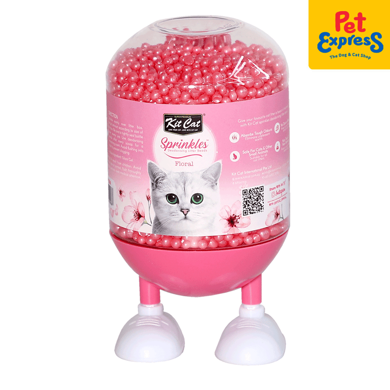 Kit Cat Sprinkles Floral Deodorizing Cat Litter Beads 240g