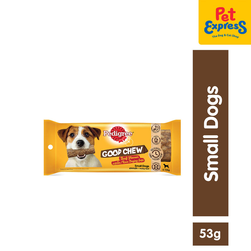 Pedigree Adult Good Chew Small Beef Dog Treats 53g