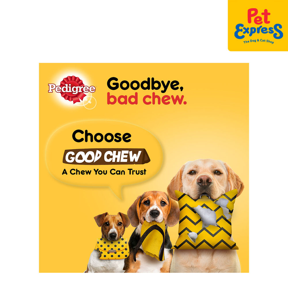 Pedigree Adult Good Chew Small Beef Dog Treats 53g Pet Express