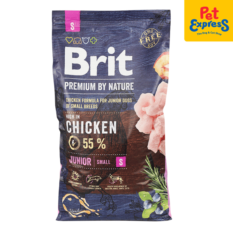 Brit Premium by Nature Puppy Small Breed Chicken Dry Dog Food 8kg