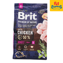 Brit Premium by Nature Adult Small Breed Chicken Dry Dog Food 3kg_front