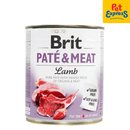 Brit Pate and Meat Lamb Wet Dog Food 800g_front