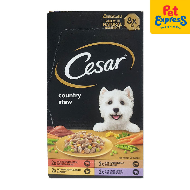 Cesar Country Stew Special Selection Wet Dog Food 8x150g