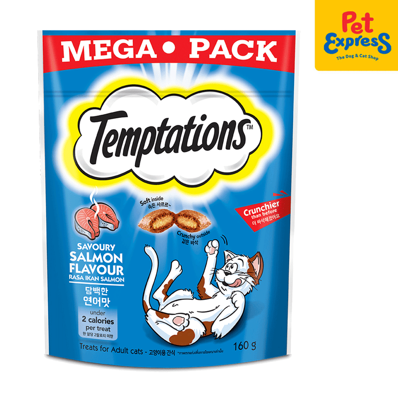 Temptations Mega Pack Salmon Cat Treats 160g