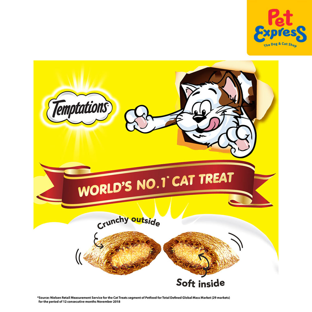 Temptations Mix Ups Tuna Salmon and Shrimp Cat Treats 75g