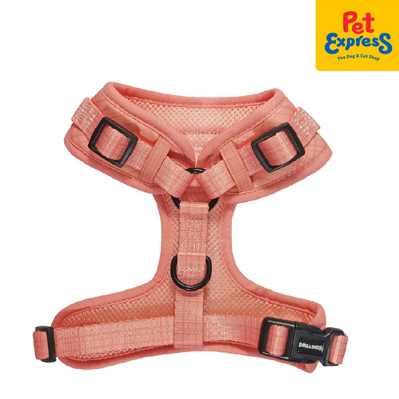 Bark and Spark Adjustable Dog Harness Small Oxford Pink
