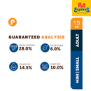 Petchola True Grain-Free Adult Mini and Small Dry Dog Food 1.5kg