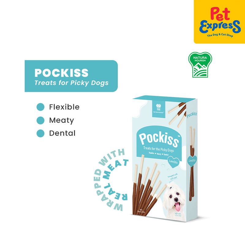 Natura Nourish Pockiss Beef and Milk Dog Treats 60g