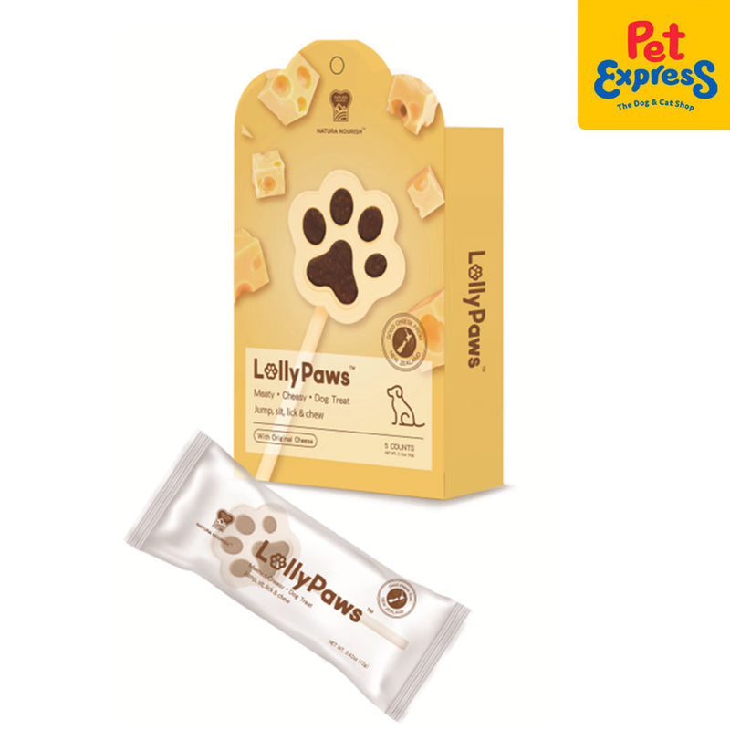 Natura Nourish Lolly Paws Original Cheese Dog Treats 60g